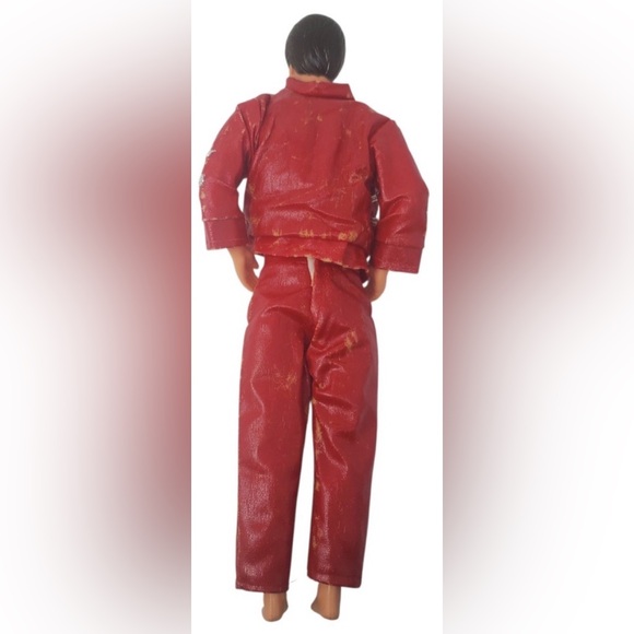 BARBIE - VINTAGE KEN 1968 IN MICHAEL JACKSON’S CLASSIC RED LEATHER OUTFIT 1983 - Picture 5 of 7